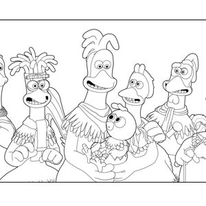 Colouring Heaven Collection Chicken Run: Dawn of the Nugget print ...