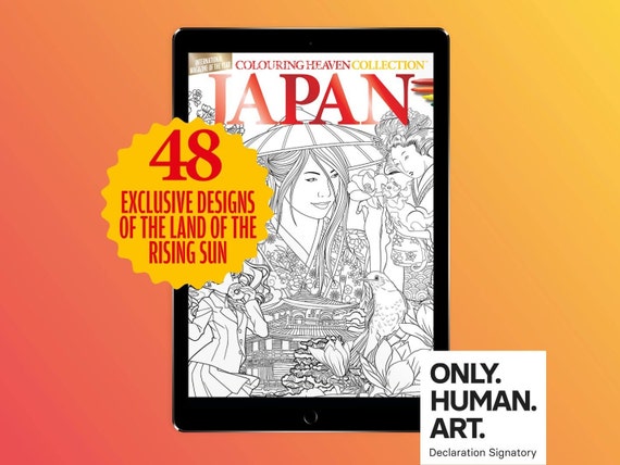 Colouring Heaven Collection Japan (digital Download PDF) | Japan
