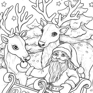 Colouring Heaven Christmas Special 2023 (Print Magazine) | NEW Christmas Colouring Pages | 8 Top Colouring Artists image 5