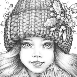 Colouring Heaven Christmas Special 2023 (Print Magazine) | NEW Christmas Colouring Pages | 8 Top Colouring Artists image 6