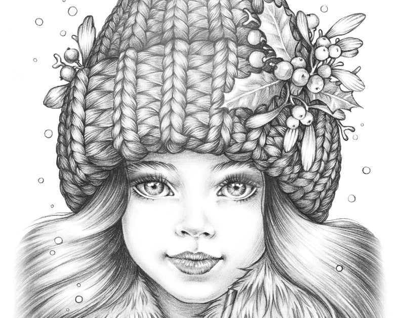 Colouring Heaven Christmas Special 2023 (Print Magazine) | NEW Christmas Colouring Pages | 8 Top Colouring Artists image 6