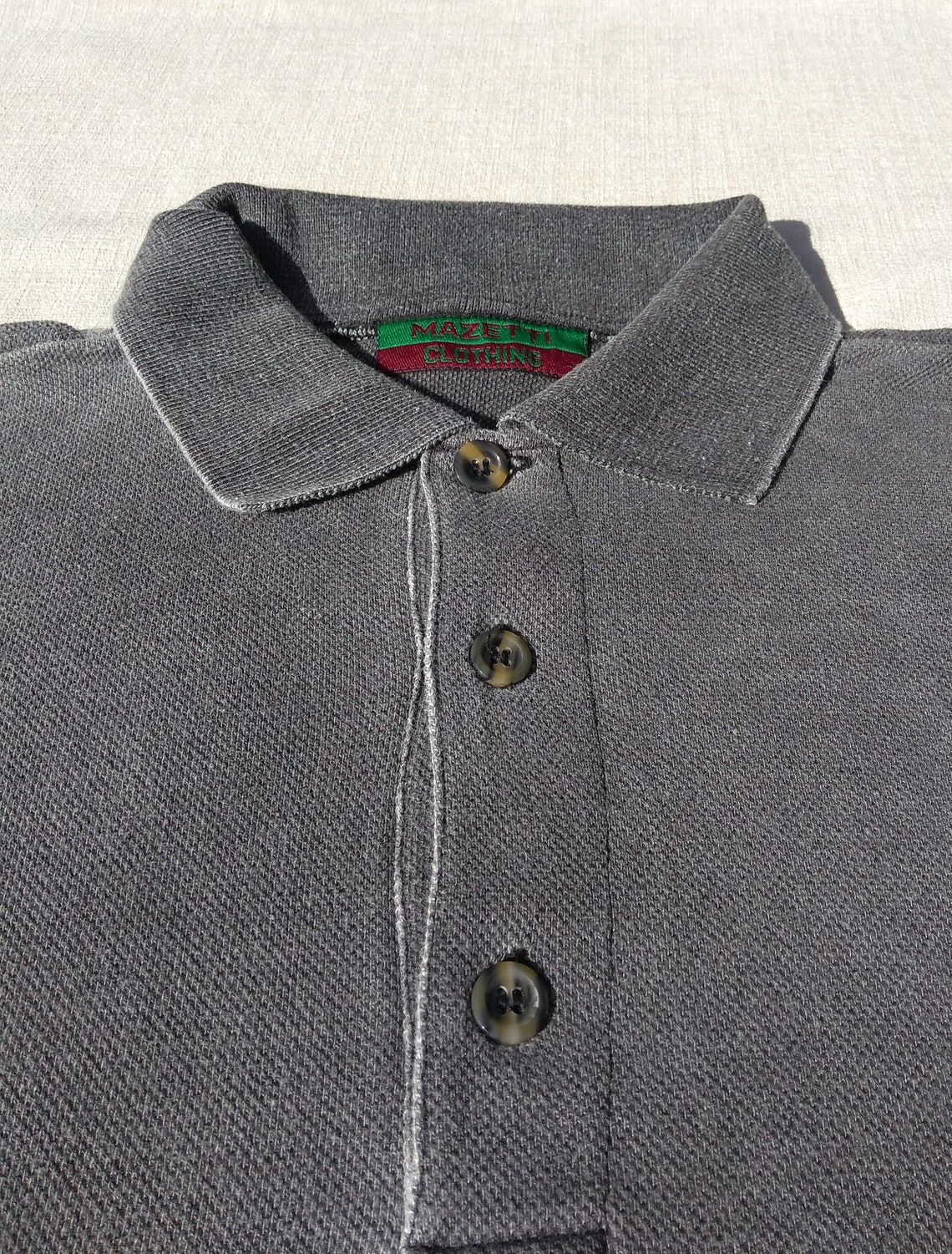 Unworn 1990s Big Baggy Oversized Polo Shirt Enzyme Washed Grey - Etsy