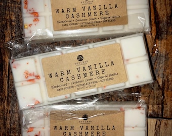 Warm Vanilla Cashmere Wax Melt | Scented Soy Blend | Vanilla Wax Melt