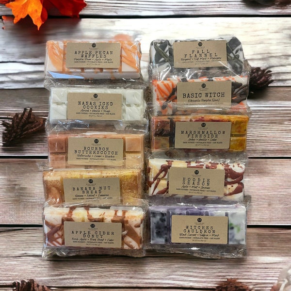 Fall Scents / Fall Wax Melts / Choose Your Wax Melt / Snap bars / Strong wax melts