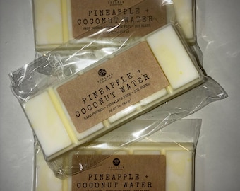 Pineapple Coconut Water Wax Melt / Summer Scented Wax Melts / Snap Bars / Tropical Wax Melts / Strong Wax Melts / Spring Wax Melt