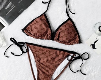 gucci print bikini