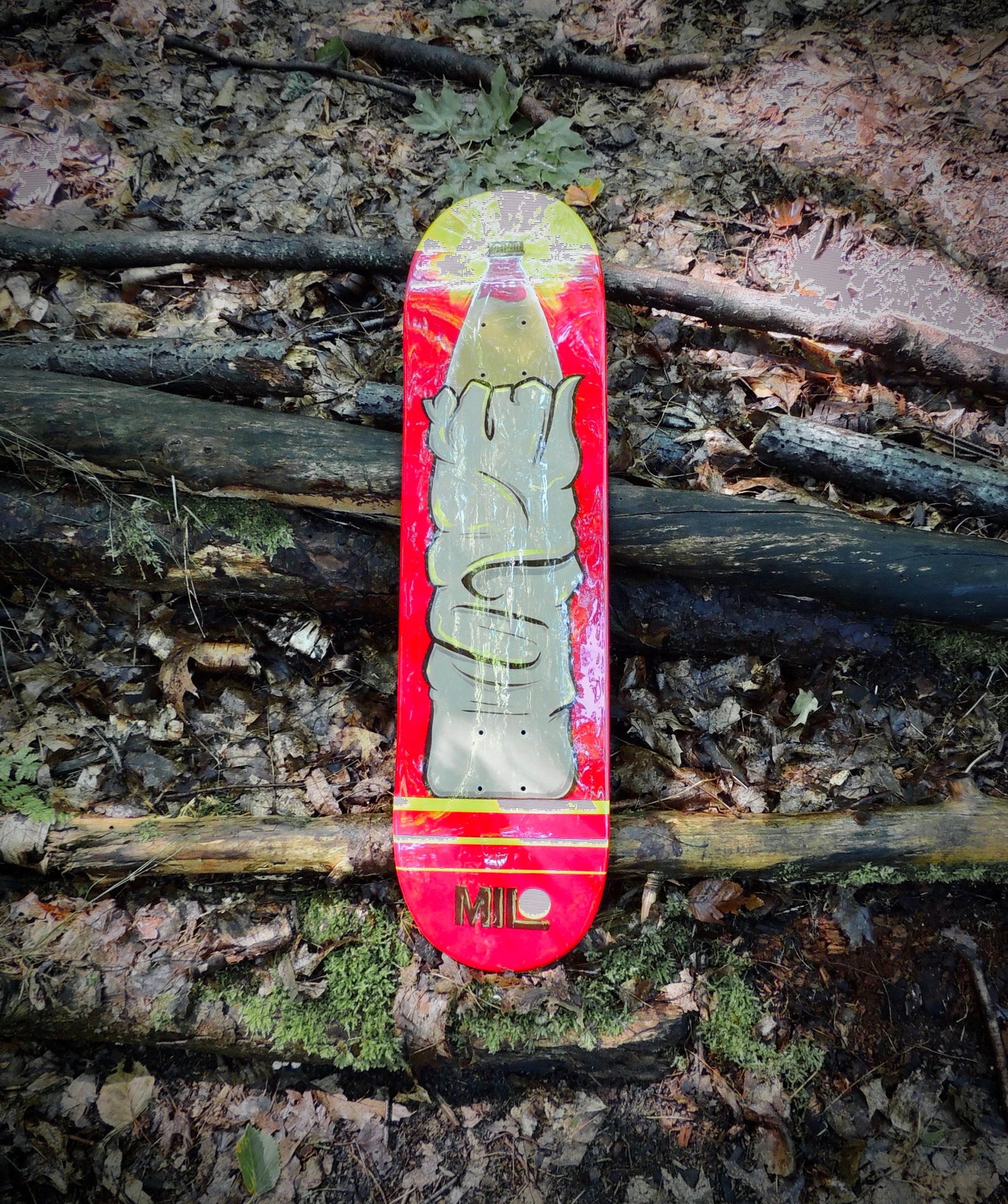 Holy 40 Skateboard Custom Skate Deck Popsicle Stick Basic Old Etsy