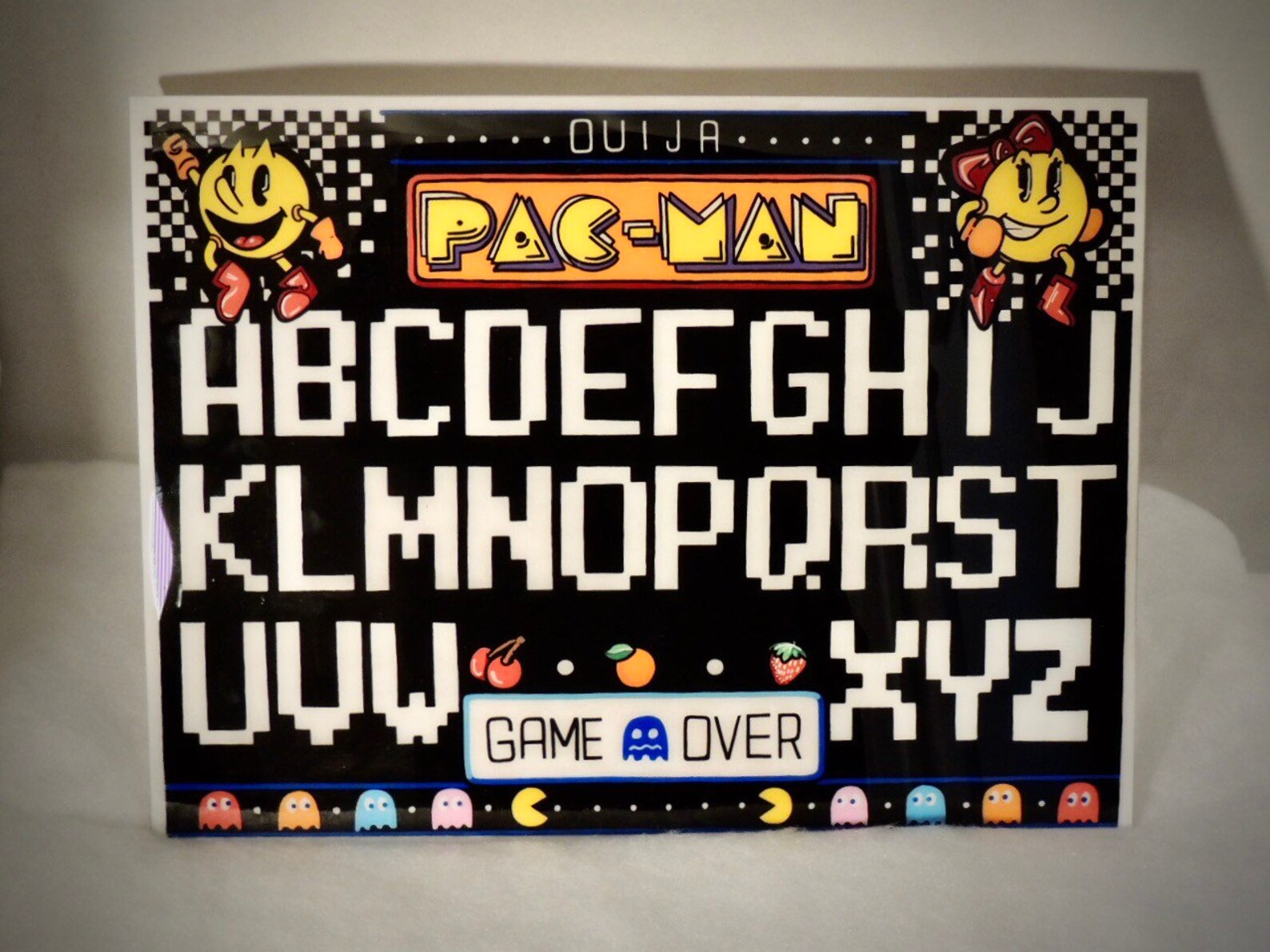 Retro Pac-Man OuijaBoard/Alphabet Board | Etsy