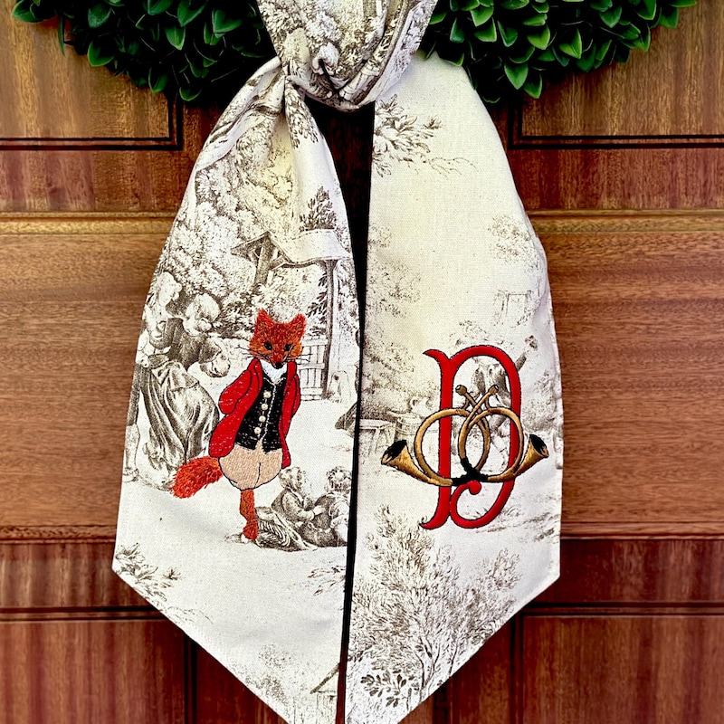 Front Door Swag Monogram - Etsy