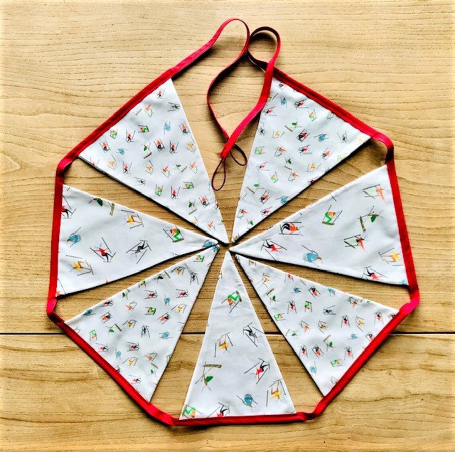 Ski Bunting Ski Garland Ski Banner Ski Flags Skiers Etsy UK