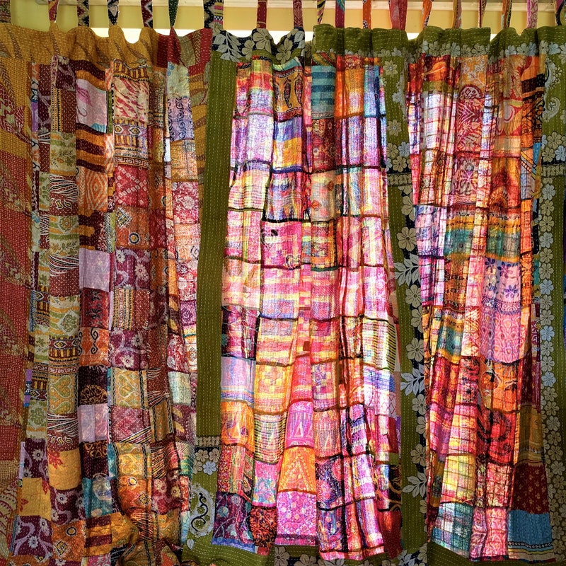 Bohemian Curtain - Etsy
