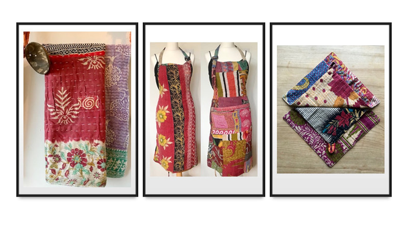 Kitchen accessory set Fabric kitchen accessory bundle Etsy