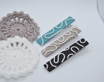 Lace Hair Clip: Polymer Clay Hair clip // Lace Polymer Clay Hair Clip // Funky Hair Clip // Statement Hair Clip