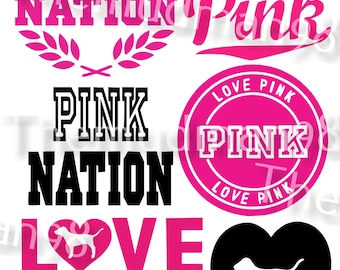 Download Victoria Secret Pink Svg Etsy