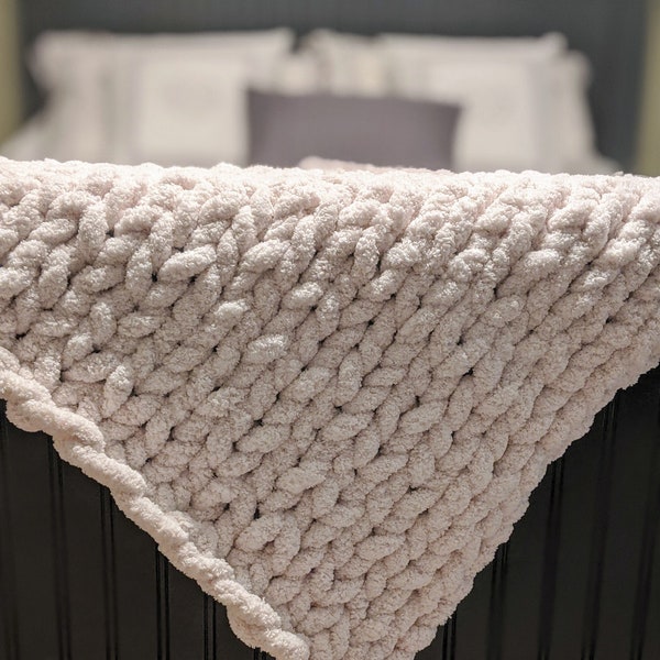 Giant Knit Blanket Etsy