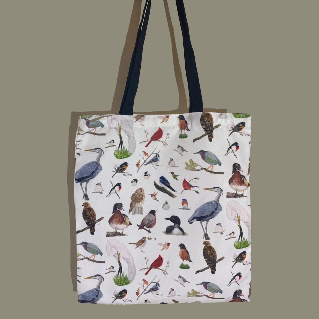 Our Favorite Birds Tote Designed With My Watercolor Paintings Bird