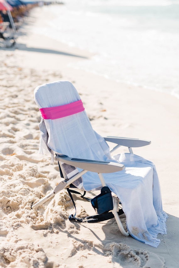 Lounge Chair Towel Holder Pool Chair Towel Holder Secure Your Towel and Reserve Your Beach Chair Etsy