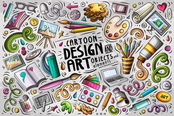 Drawing Tools and Art Supplies for Cartoons