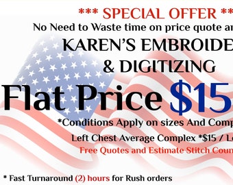 Embroidery Digitizing: Custom Logo, 3D Puff, Applique