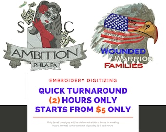 Custom Embroidery Digitizing: Logo & Patch Design