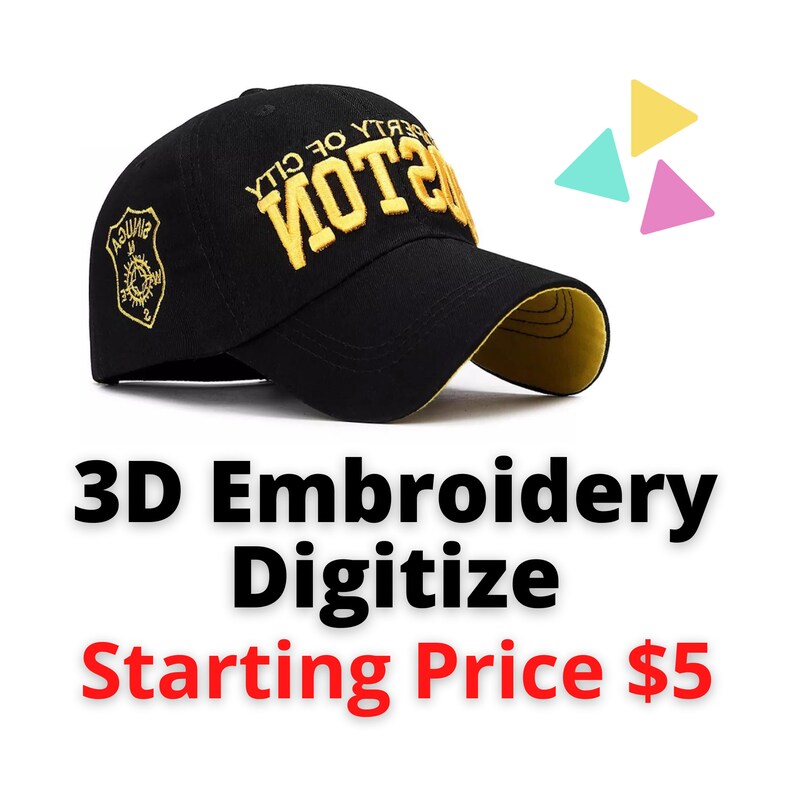 May include: Black baseball cap with gold embroidery. The cap features the text "BOSTON" in gold, with a shield emblem on the side. The interior of the cap is yellow. The image also includes the text "3D Embroidery Digitized".