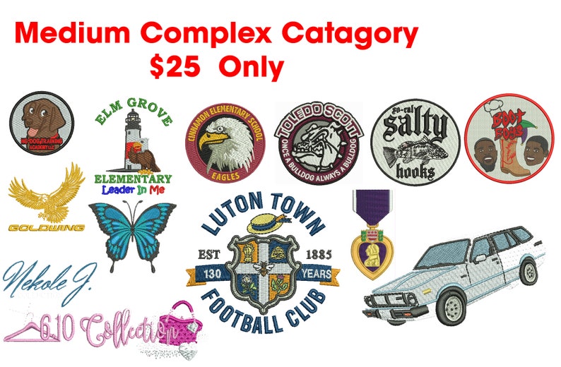 Embroidery Digitizing Flat Rate Logo Digitizing 3D Puff Etsy