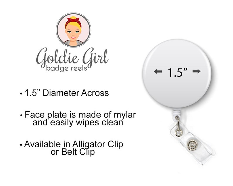 ID Badge Holder Retractable Badge Neuro Nurse Neurology Nurse Badge Reel Funny Neurology Gift Nurse Gift Badge Clip Name Badge Holder
