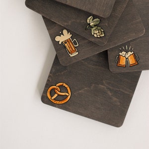 Posavasos de restaurante con diseño personalizado para cerveza, vino, café, té, posavasos con logotipo o mesa de cafetería de hotel personalizada con el nombre de su empresa