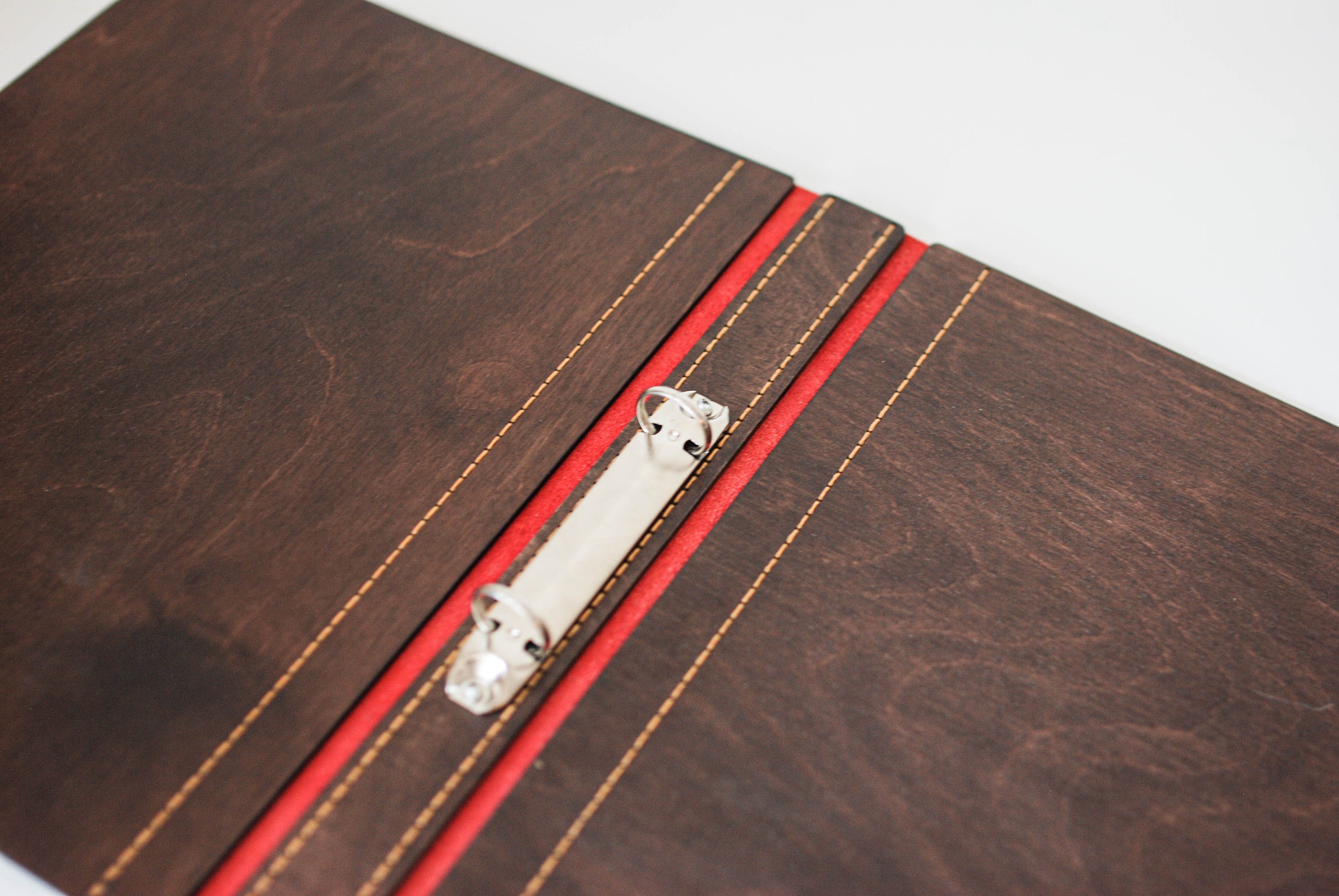Menu Folder Stand Menu Holder A4 With Natural Wooden Leather Menu Check Folder Custom ...