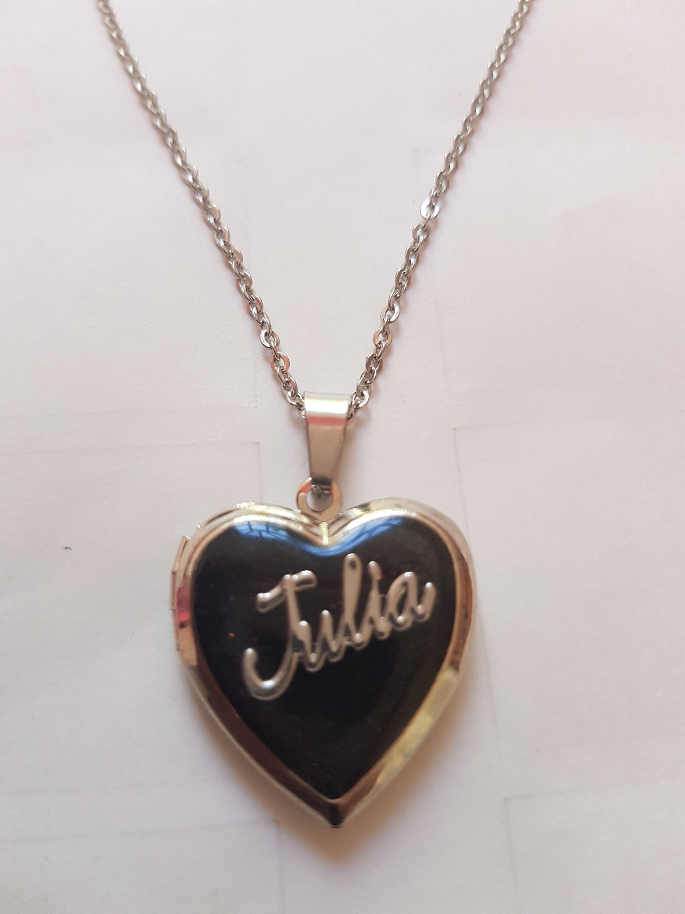 Personalised Named Mood Locket Pendant Necklace Generics to H Kids Fashion Accessory