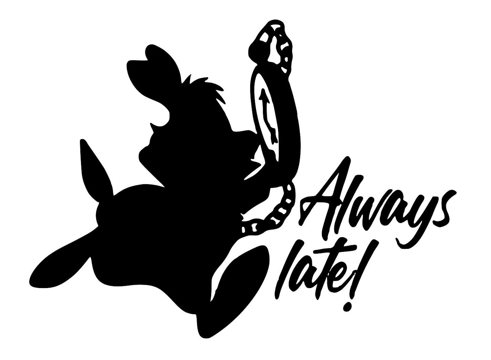 Alice in Wonderland themed decals Etsy