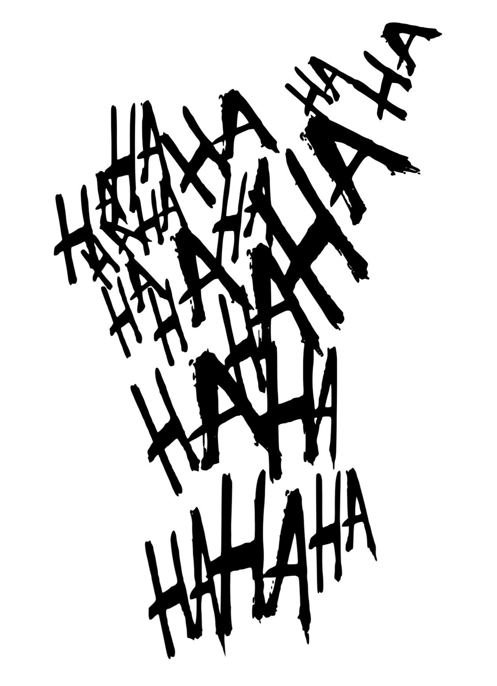 Joker themed decals Etsy