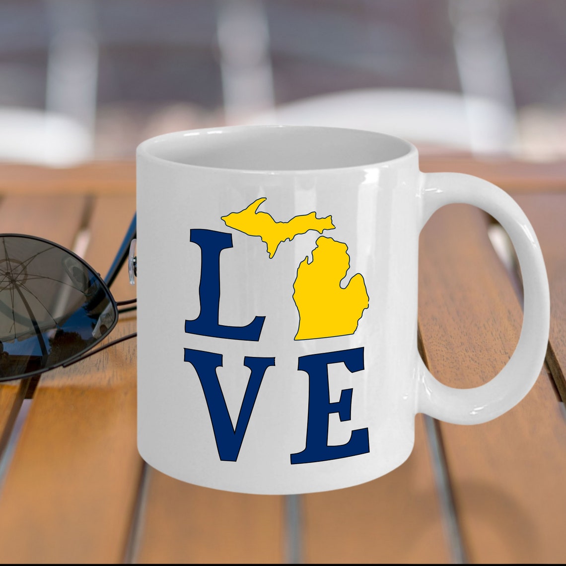 Michigan Themed Souvenir Mug Gift Idea University of Michigan Etsy