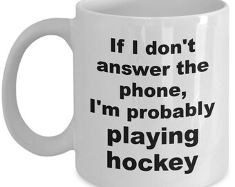 Hockey Funny Mug Coffee Cup Idea for Hockey Players