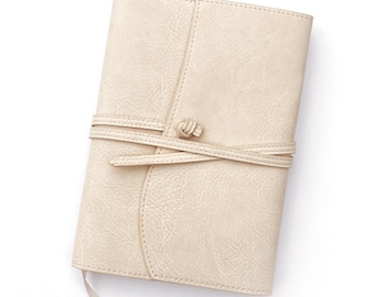 Wrap Faux Leather Journal by Bekah Rose | Refillable, Lay-flat Binding