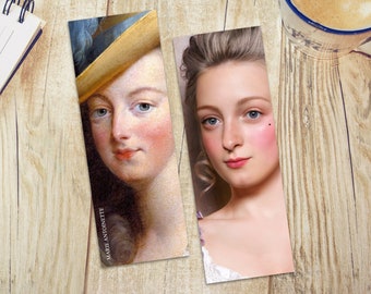 Marie Antoinette Bookmarks - Multiple Options | French History Bookmark | French Monarchy | Royals | French Revolution | Stocking Stuffer