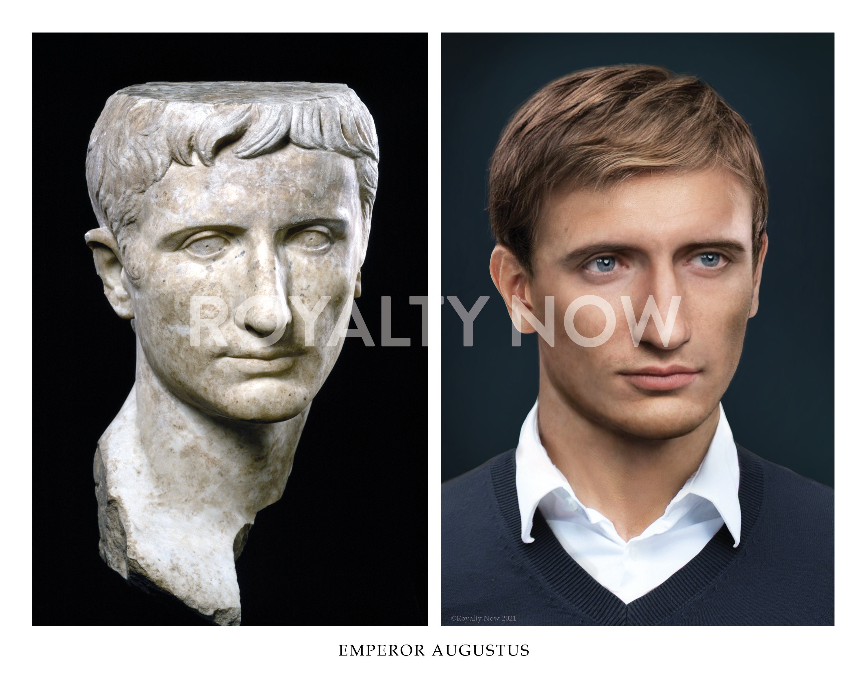 Prints Giclée Great Men of History Art Prints 2 OPTIONS Giclee Emperor