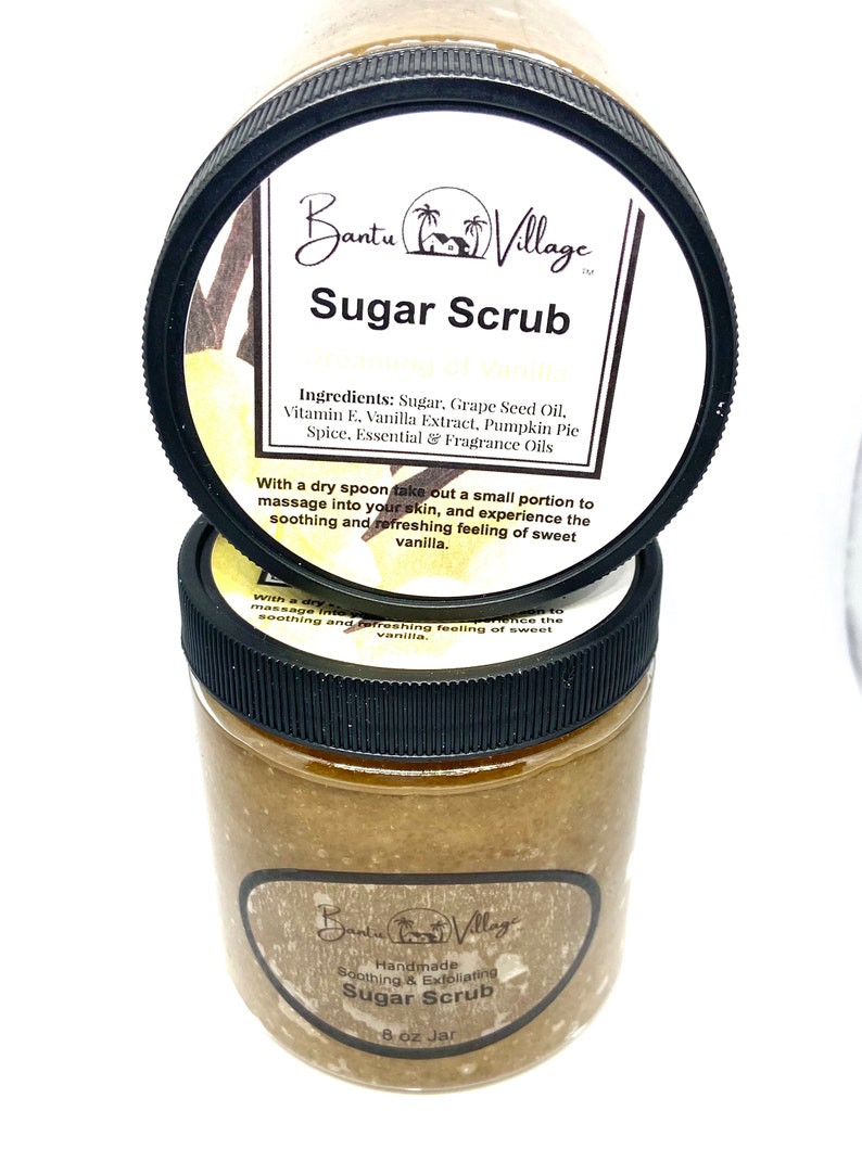 Sugar Scrub 8 oz Jar Etsy
