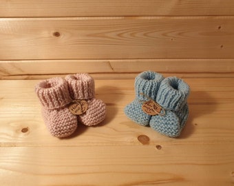 Chaussons Laine Bebe Etsy