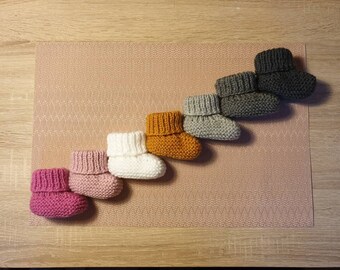 Chaussons Bebe Fait Main Etsy