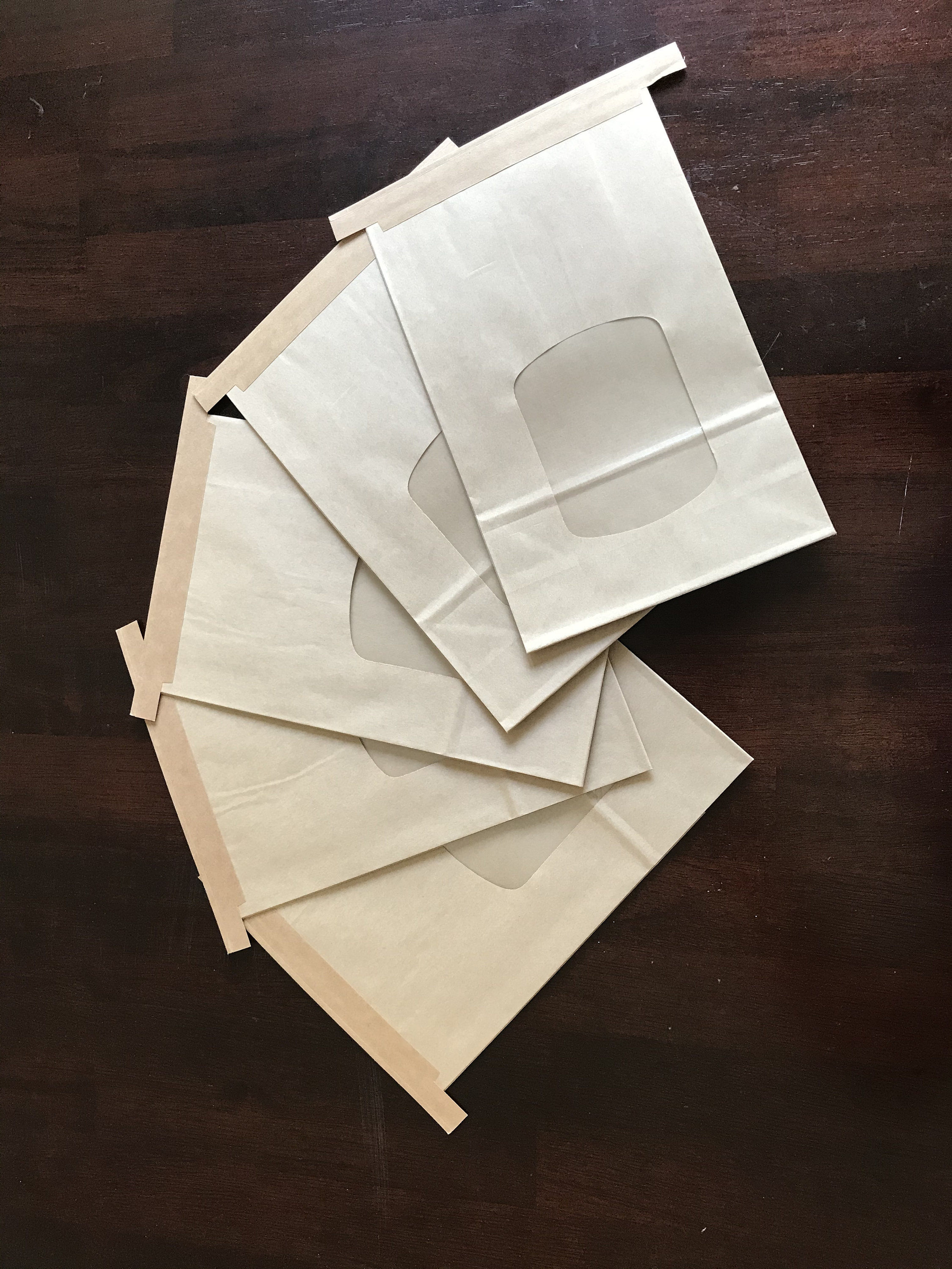 100 Plastic Lined Paper Bakery Bags Etsy