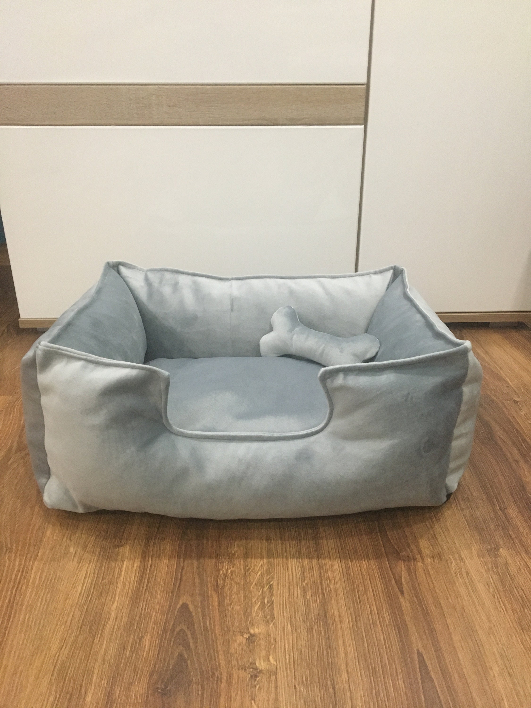 Velvet pet bedexclusive dog bedbed for small medium and Etsy