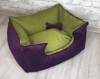 pet bed with high sides