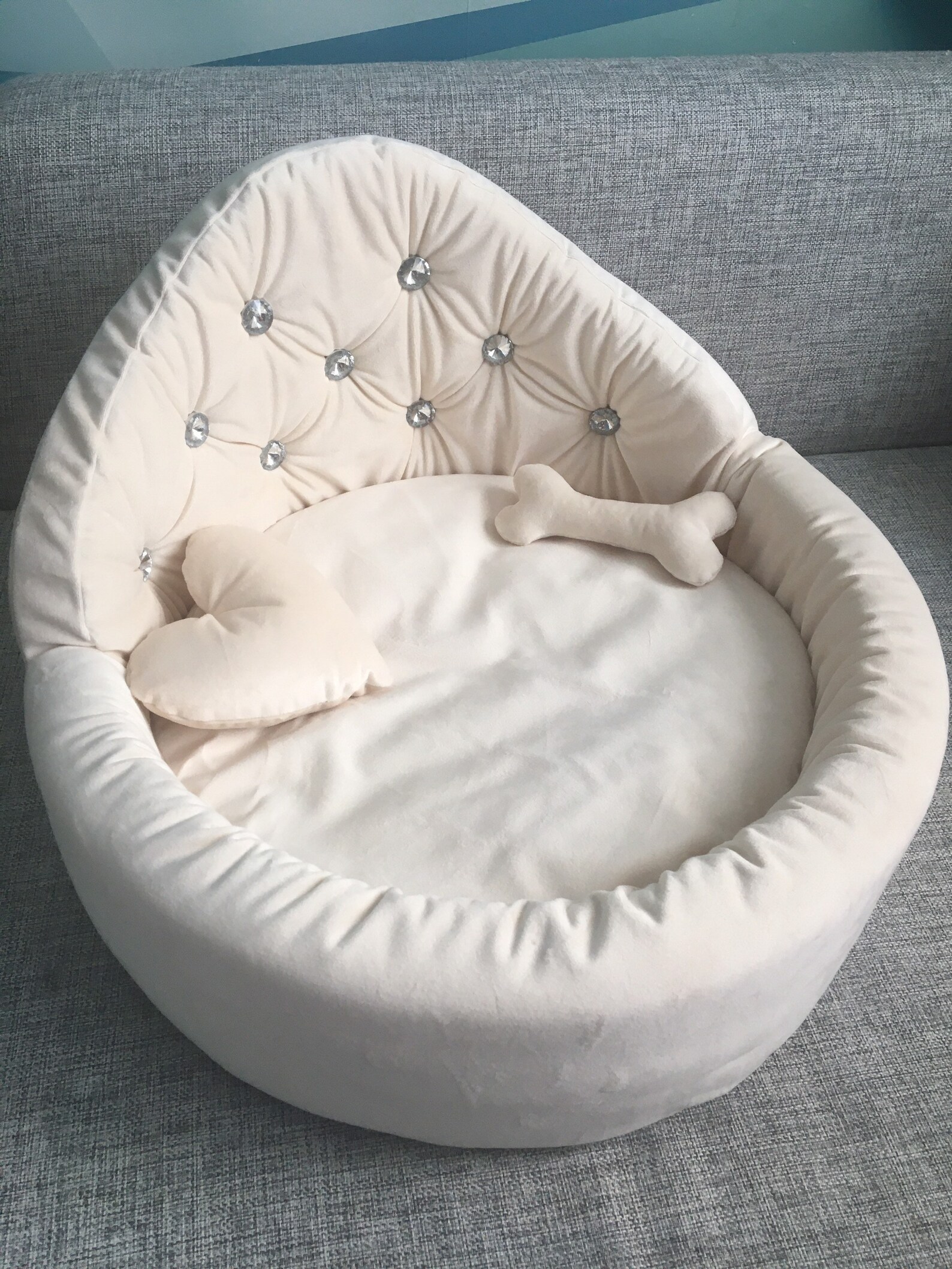 Best and very beautiful pet Bed Dog Bed for a princess with a Etsy
