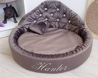narrow dog bed