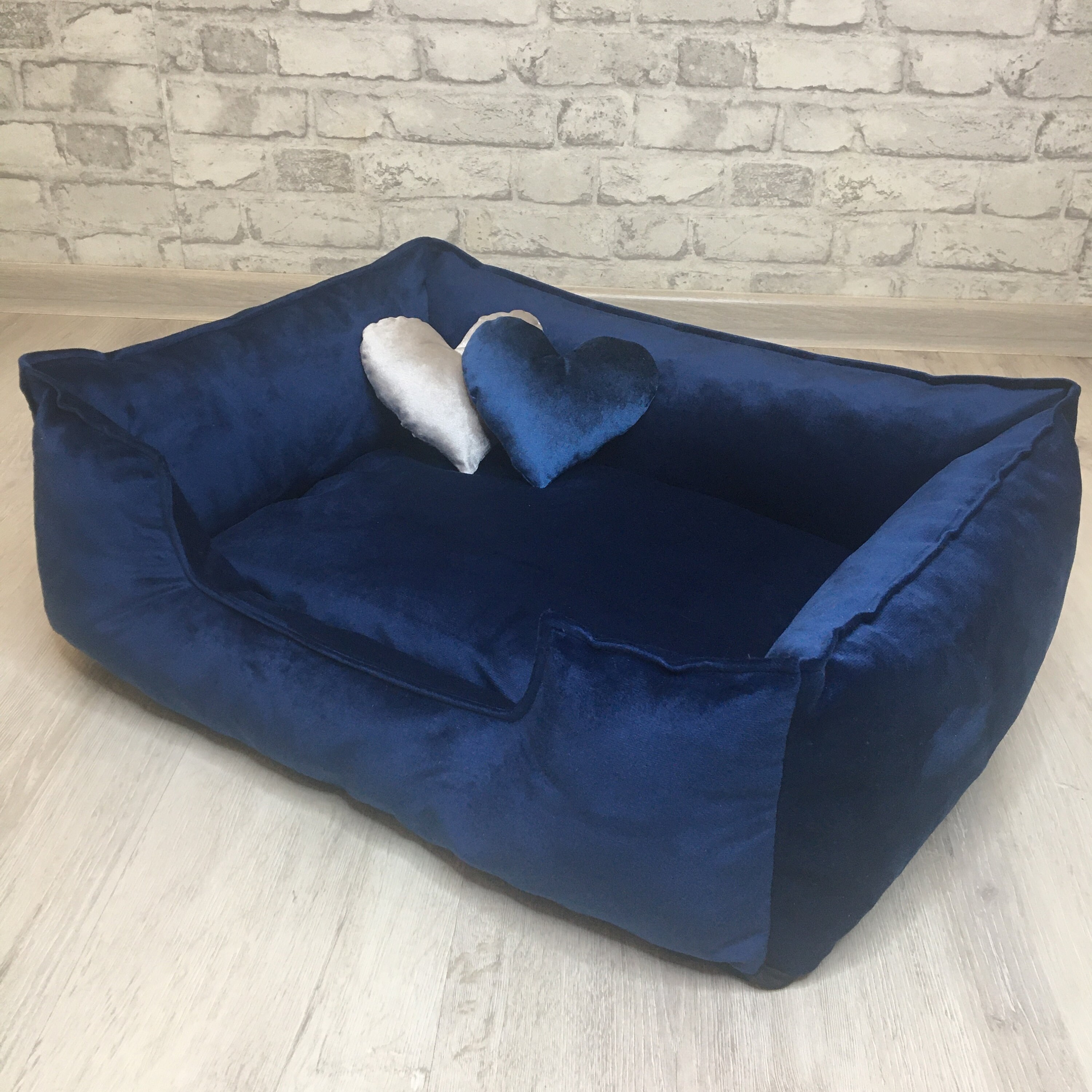 Velvet pet bedexclusive dog bedbed for small medium and Etsy