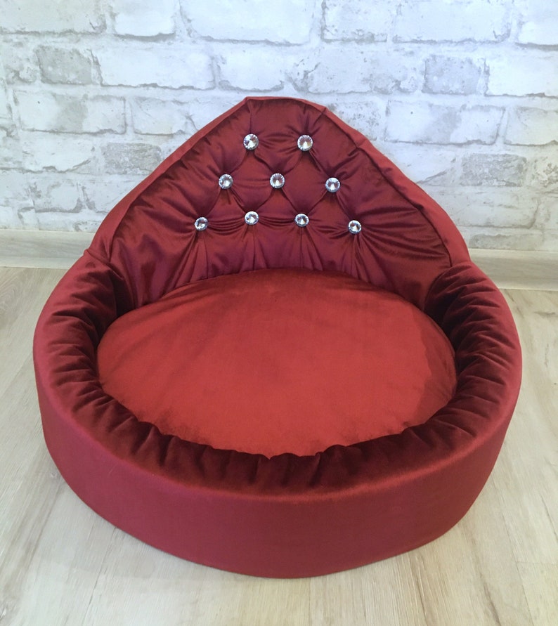 personalized pet bed Dog Bed for a princess with a name unique cat bed exclusive bed for a pomeranian Best and very beautiful pet Bed