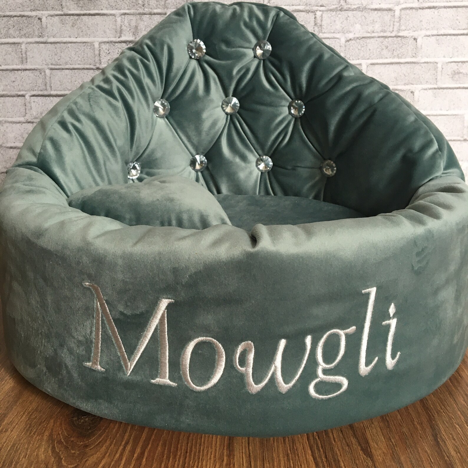 Personalized dog or cat bed luxury puppy bed gift for dog Etsy