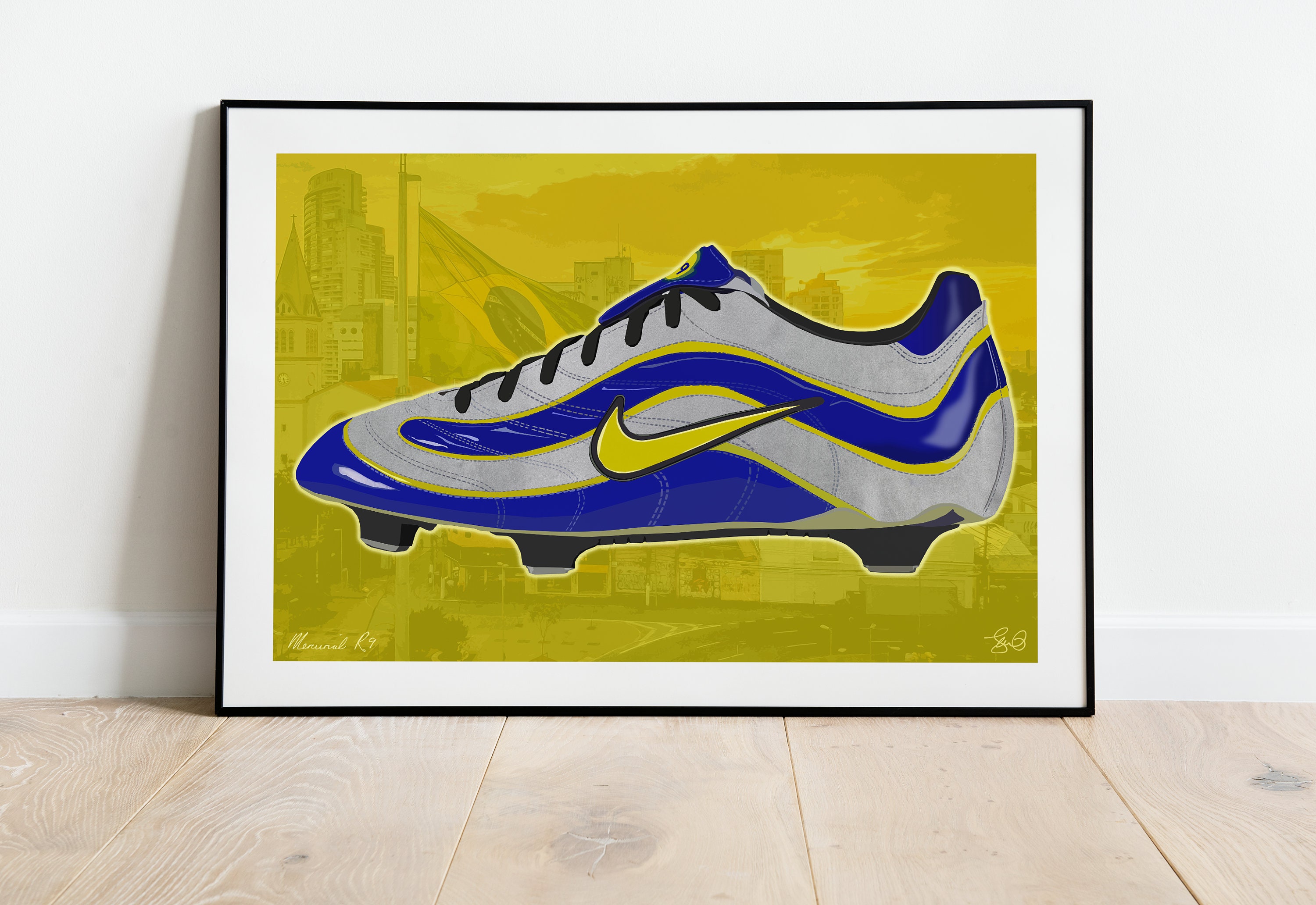 Activar paquete famoso Ronaldo Mercurial R9 Nike Football Boot Art Print A4 o A3 CON - Etsy España