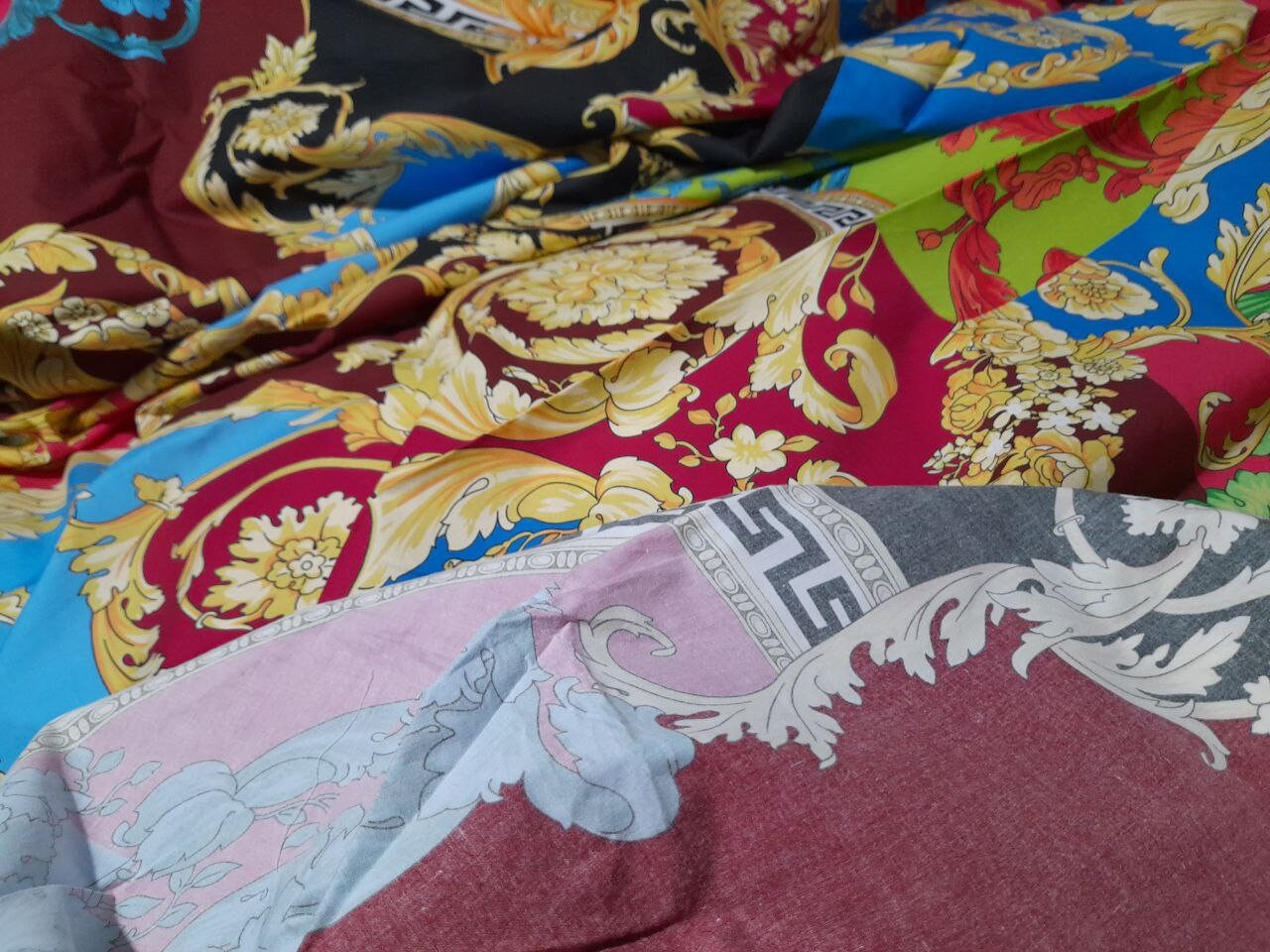 Italian Pattern Cloth Cotton Fabric/new Collection Italian Designer Fabric/digital - Etsy